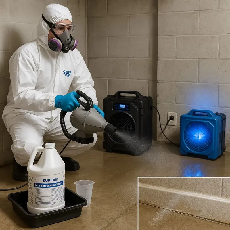 Sanitization and Odor Removal process in Prairie Village, KS